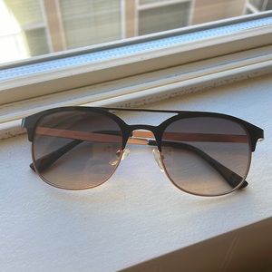 Black & Rose-Gold Women’s Sunglasses